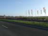 Autoweg naar Leeuwarden (45) vlaggen culturele hoofdstad