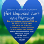 Deelname aan verenigingsevenement XXL – Kloppend hart van Marsum is overweldigend!