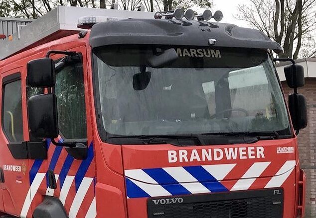 Brandweer Marsum blust brand niet ver van eigen kazerne